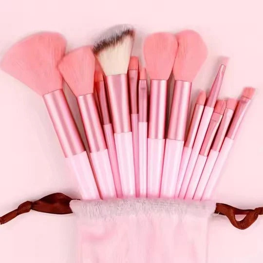 13 Pieces Soft Fluffy Makeup Brush Set – Complete Makeup Brush Kit