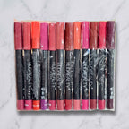 Huda Beauty Lip Pencil Set – 12 Shades Matte Lip Liner Collection