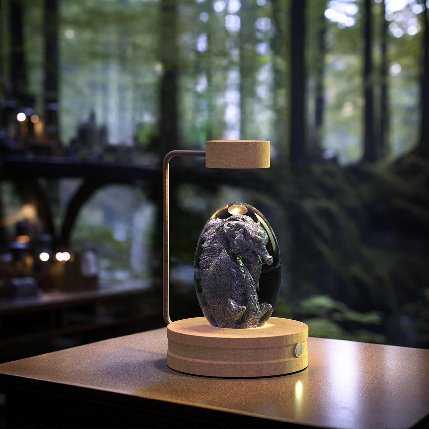 Ambient Cosmic Dino Night Light