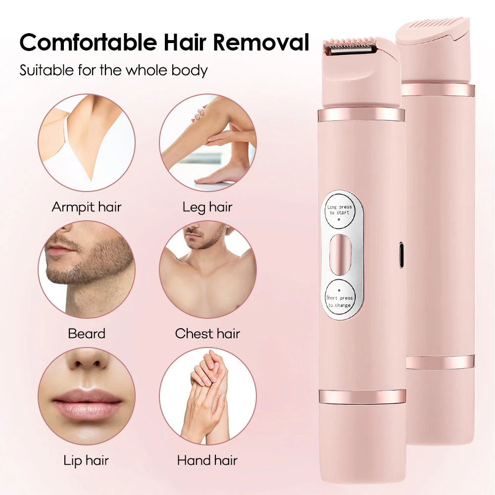 Painless 2-in-1 Bikini &amp; Body Hair Removal Device