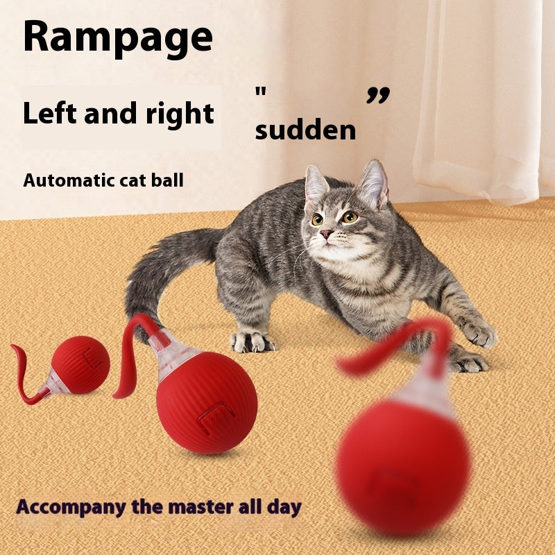 The Smart Auto-Rolling Cat Toy