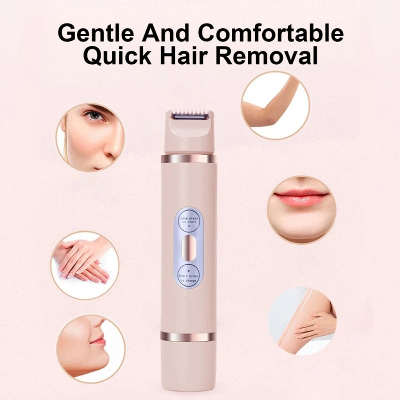 Painless 2-in-1 Bikini &amp; Body Hair Removal Device