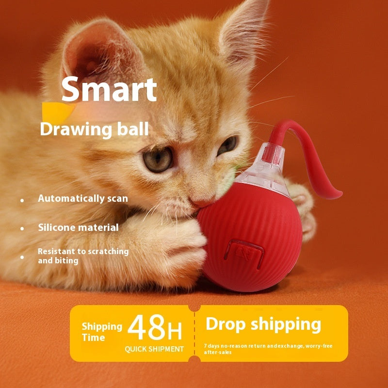 The Smart Auto-Rolling Cat Toy