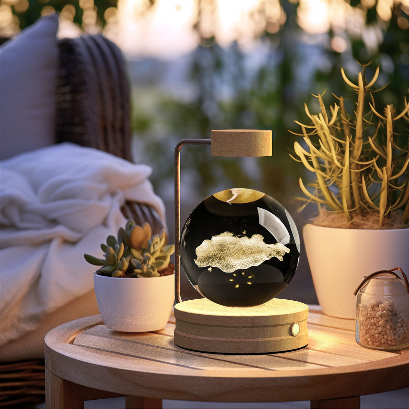 Ambient Cosmic Dino Night Light