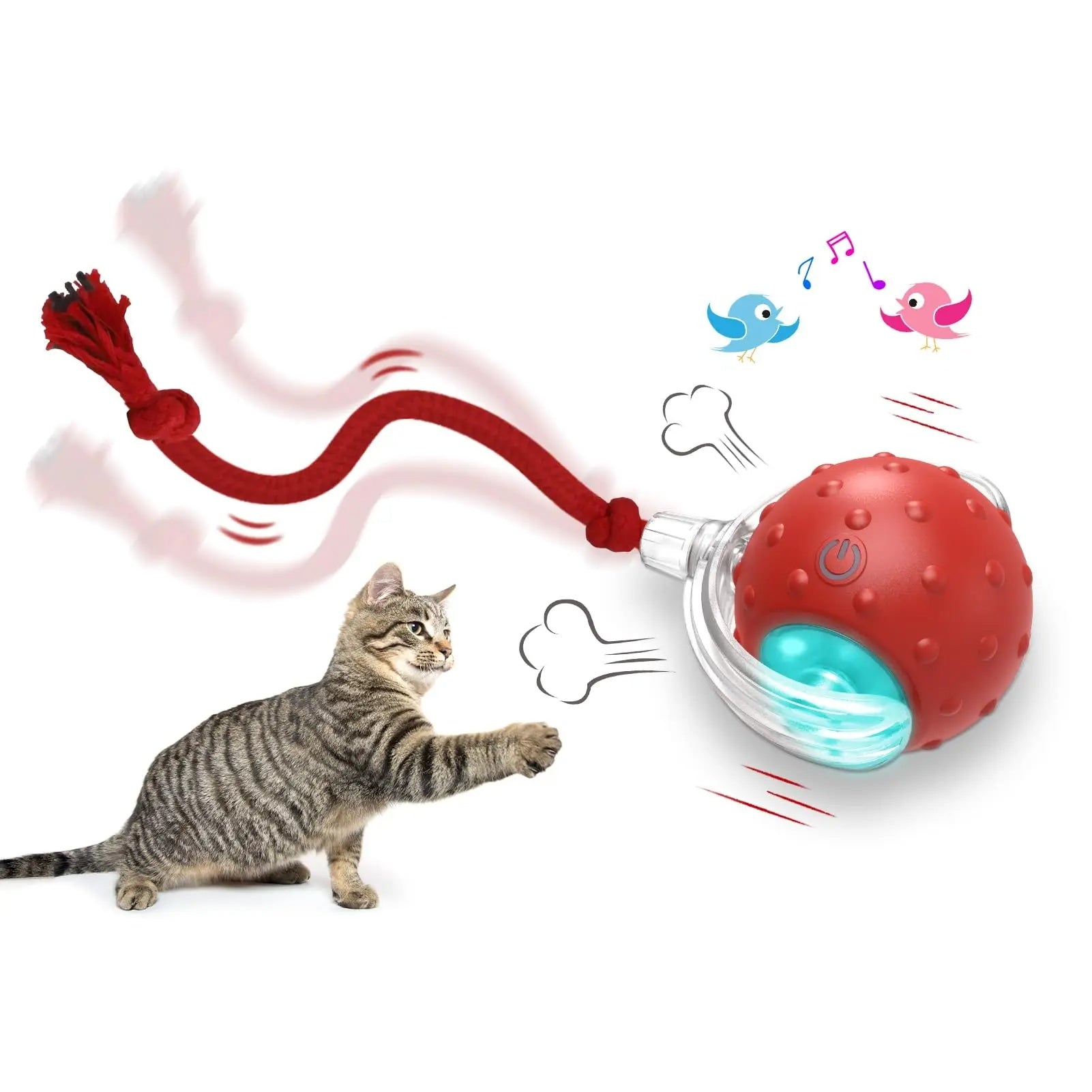 The Smart Auto-Rolling Cat Toy